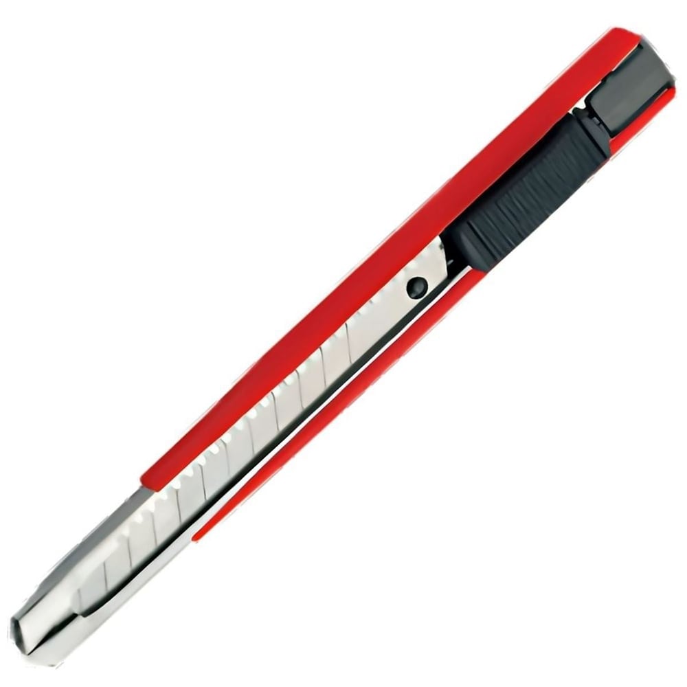 ARSTECH ARS100306 Plastik Gövdeli Maket Bıçağı 9 MM - Hassas Grafik, Maket ve Ofis Tipi Ekonomik Kilitli Falçata