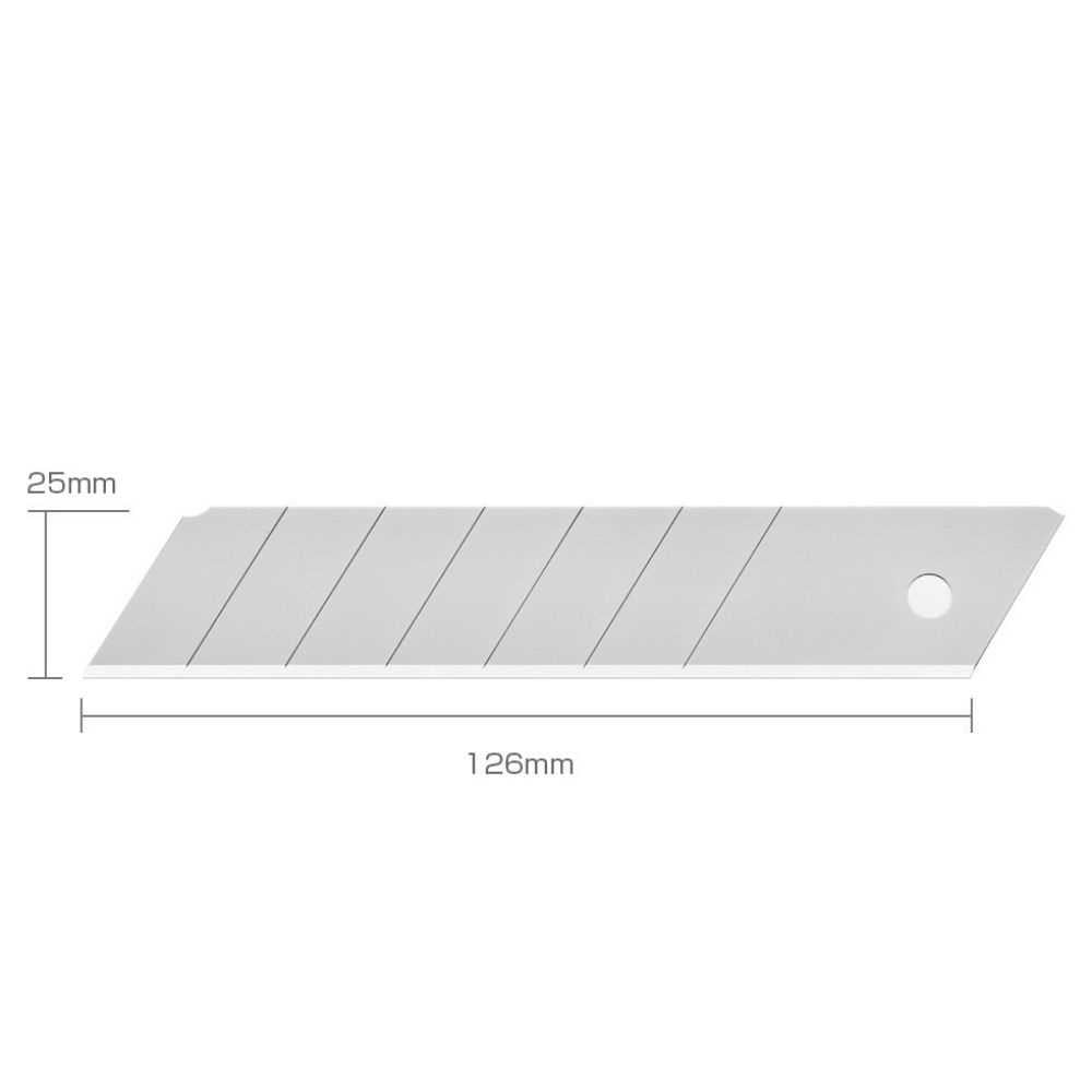 ARSTECH ARS100502 Ağır Sanayi Maket Bıçağı Ucu 25 MM (7000) - 10'lu Paket Kalın Kırılabilir Falçata Jileti