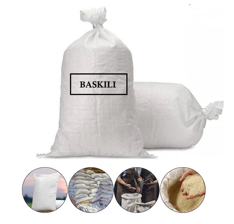 ARSTECH Baskılı Çuval Lamineli PP 70×105 cm - Endüstriyel Neme Dayanıklı Sızdırmaz Polipropilen Çuval