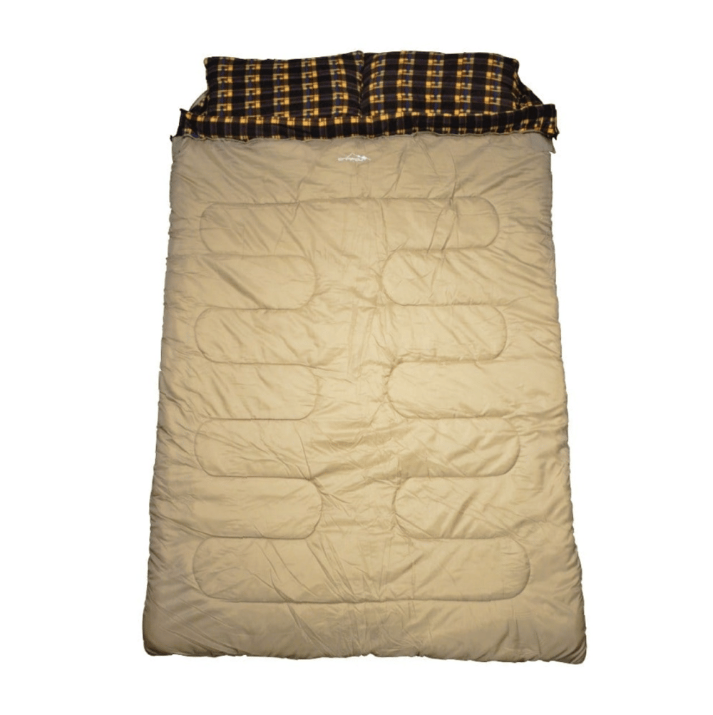 CAMPOUT Çift Kişilik Winter Comfort Uyku Tulumu - Kışlık Termal Çift Kişilik Kamp Tulumu ve Outdoor Uyku Seti