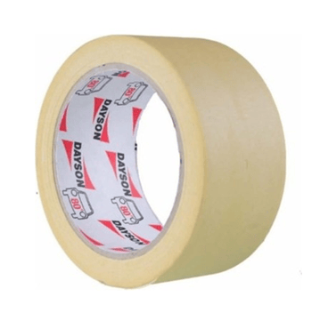 DAYSON Maskeleme Bandı Sarı 48 mm x 30 mt - Profesyonel İz Bırakmayan Ultra Geniş Oto Boyacı ve Yüzey Koruma Bandı