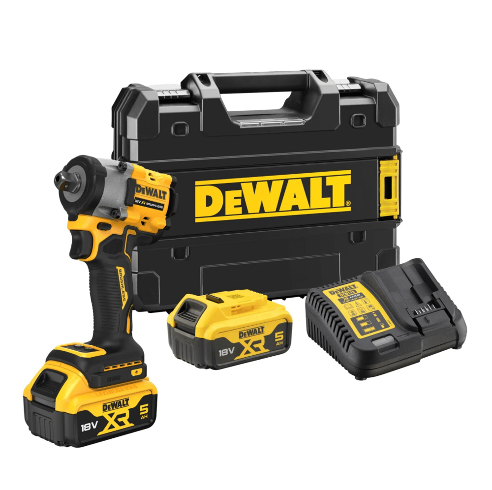 DEWALT DCF922P2T 18V 5.0Ah Çift Akülü Kömürsüz 1/2