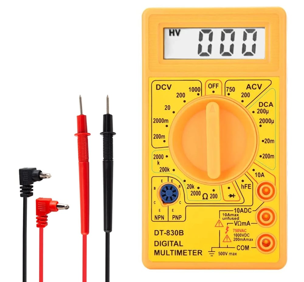 DMAX DMX4646 Dijital Multimetre Ölçü Aleti - Profesyonel Akıllı Koruma Fonksiyonlu Avometre Voltmetre