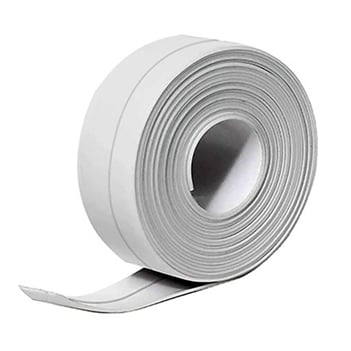DMAX Sızdırmazlık Bandı 38 mm x 3.2 mt - Profesyonel Kendinden Yapışkanlı Su Geçirmez Küvet ve Evye Kenar Bandı