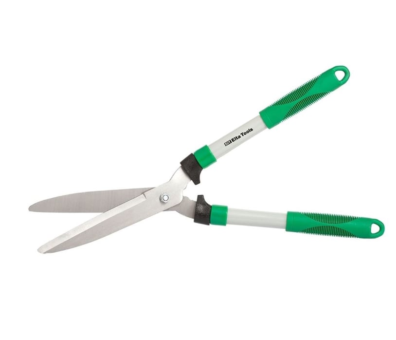ELTA 6730270550 Çim Kesme Makası Düz Ağız Ergonomik Saplı 550 mm - Profesyonel Dövme Çelik Çit ve Bahçe Şekillendirme Makası