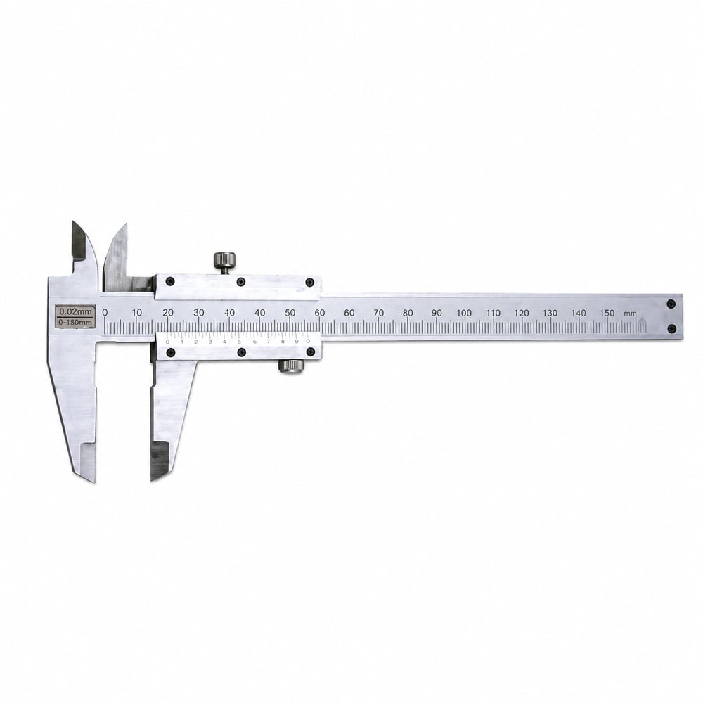 I-ZET 150mm Inox Kumpas - Profesyonel Paslanmaz Çelik Hassas Mekanik Ölçüm Kumpası