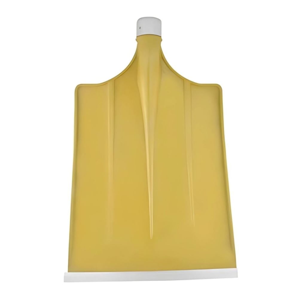 KESKİN Sapsız Plastik Kar Küreği 35 cm - Profesyonel Geniş Hacimli Şantiye, Fabrika, Park ve Bahçe Kar Temizleme Küreği Kafası