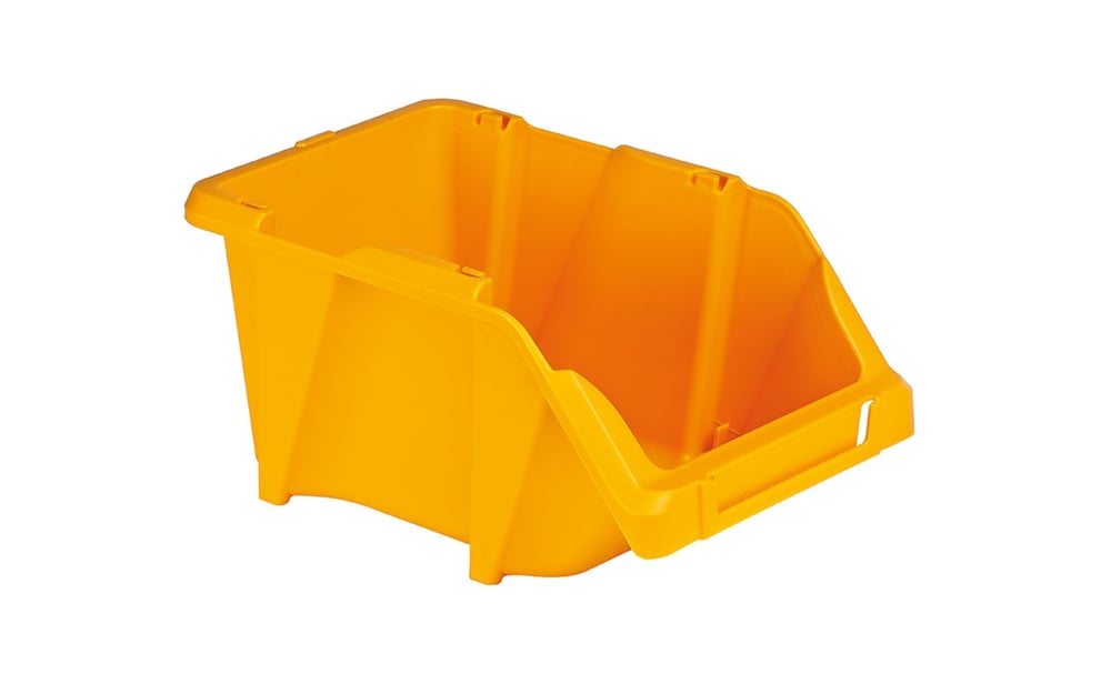 MANO R20 Sarı Avadanlık Kutu No:20 (152x245x122 MM) - Profesyonel Büyük Boy İstiflenebilir Plastik Hırdavat Parça Kutusu