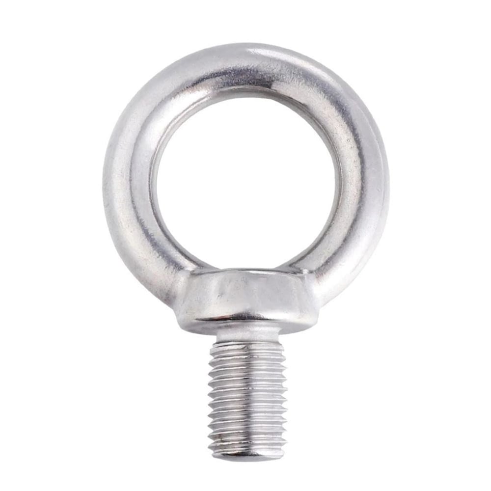MASTER 535063 Erkek Aybolt Halka Gözlü Vida Metrik 12 mm - Profesyonel Çinko Kaplı Ağır Hizmet Kaldırma Mapası, M12 Yüksek Taşıma Kapasiteli Şantiye Tipi Gözlü Saplama