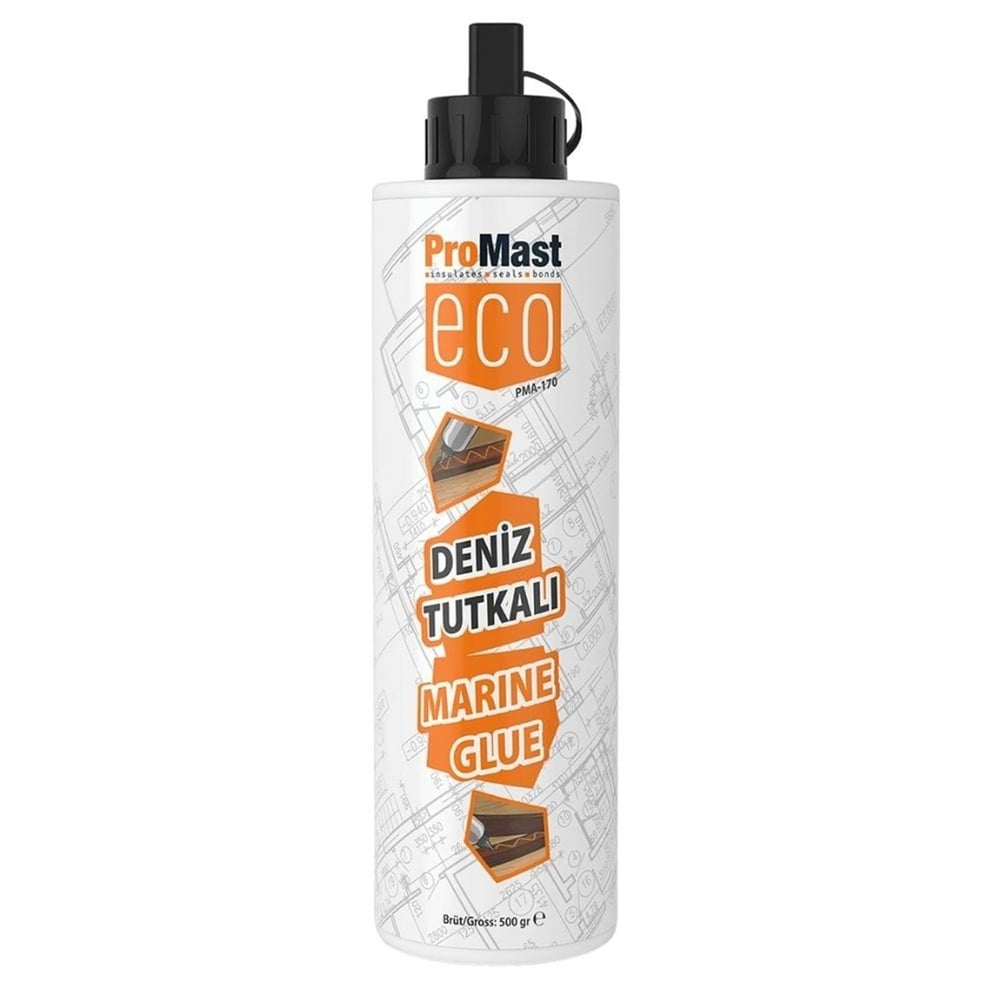 PROMAST D4 Marine Deniz Tutkalı 500 gr - EN 204 D4 Ultra Su Geçirmez Poliüretan Ahşap Yapıştırıcı