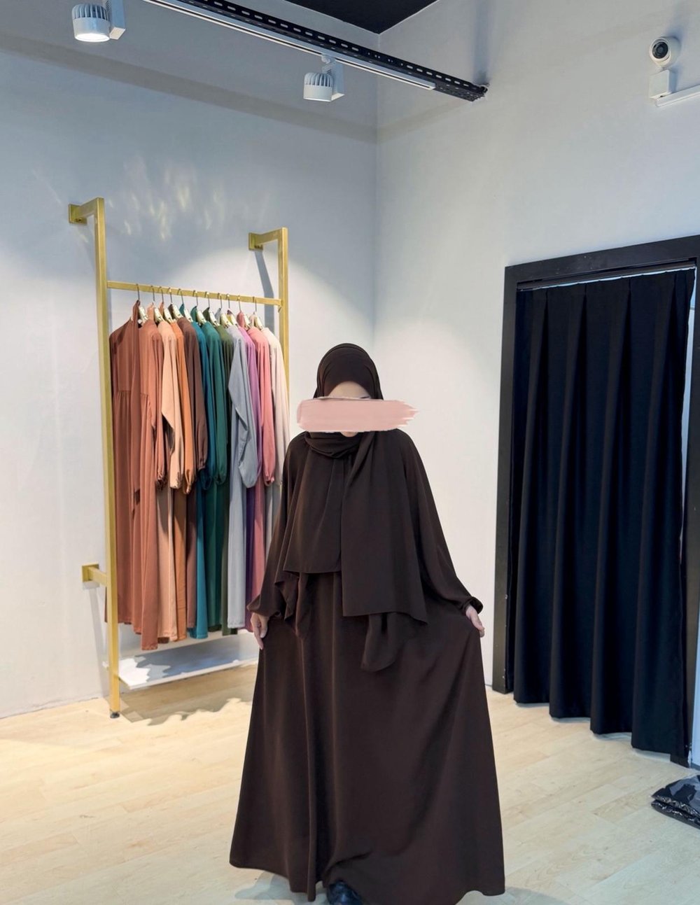 HİRA Model – ACI KAHVE | Mısır Medine İpeği Şıklığı--Elbise