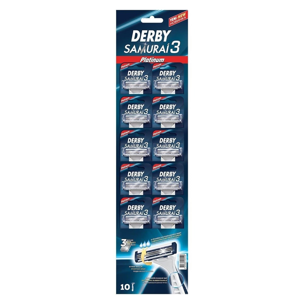 DERBY SAMURAİ PLATINUM 3 KARTELA SHRINK