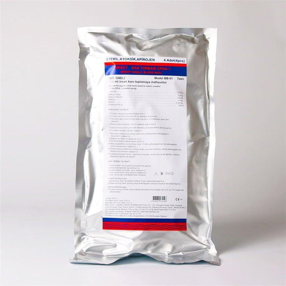 Kan Torbası 5 Li CPDA-1 450 ML