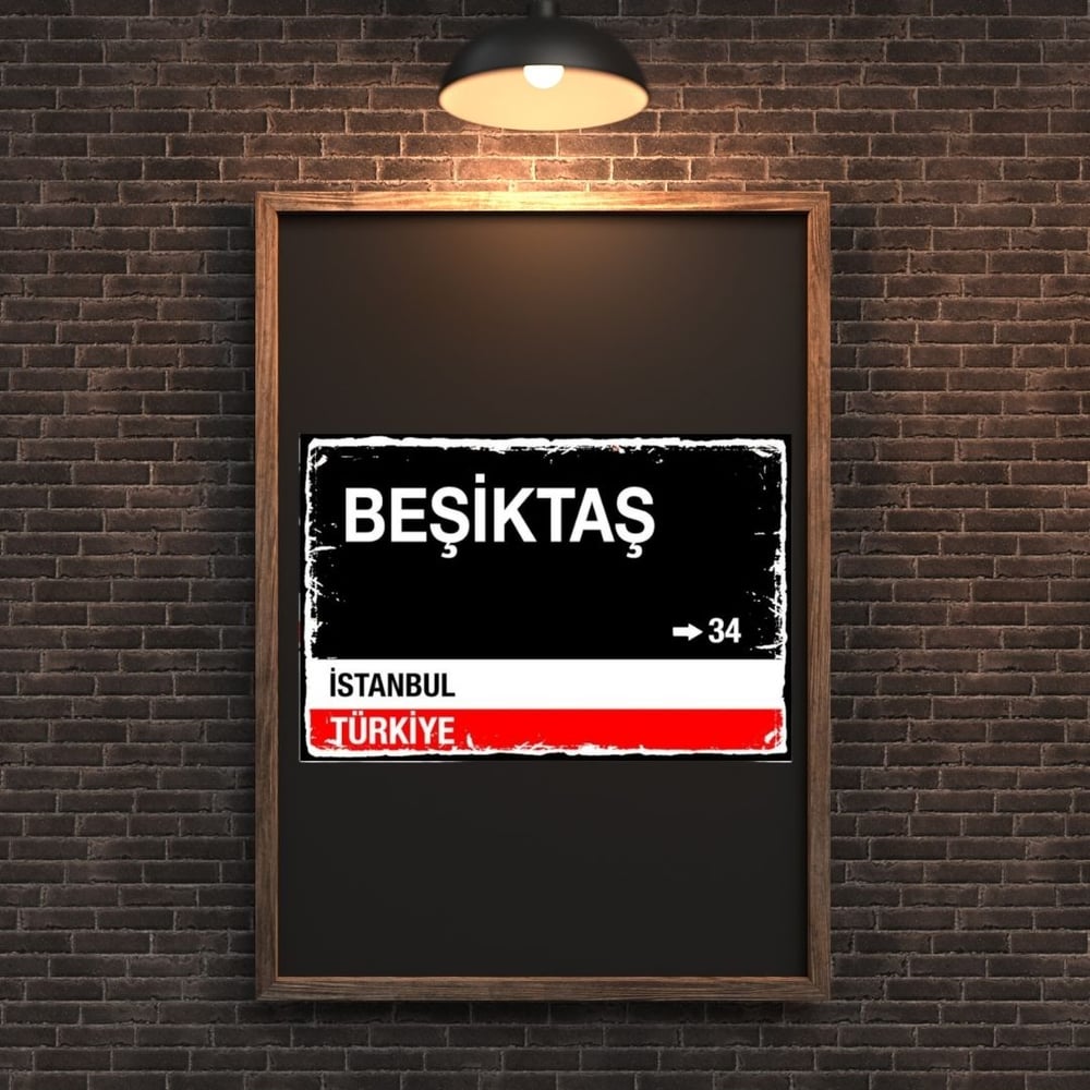 30x20 cm Beşiktaş 2