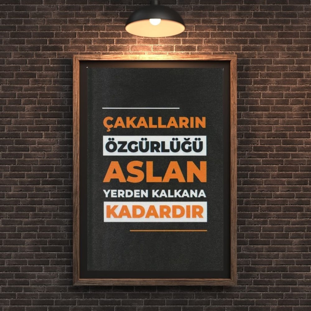 30x20 cm Çakalların Özgürlüğü