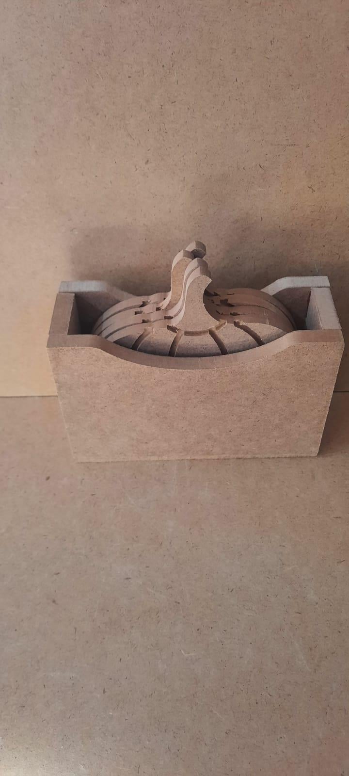 kabak desenli bardak altligi