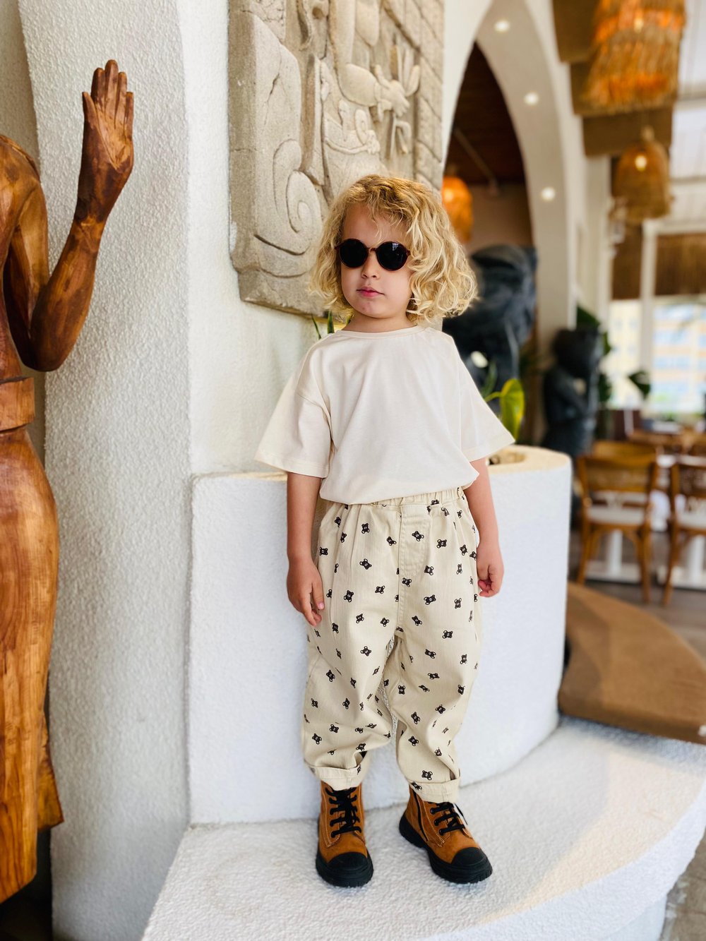 Bear Bej Baloon Jeans 