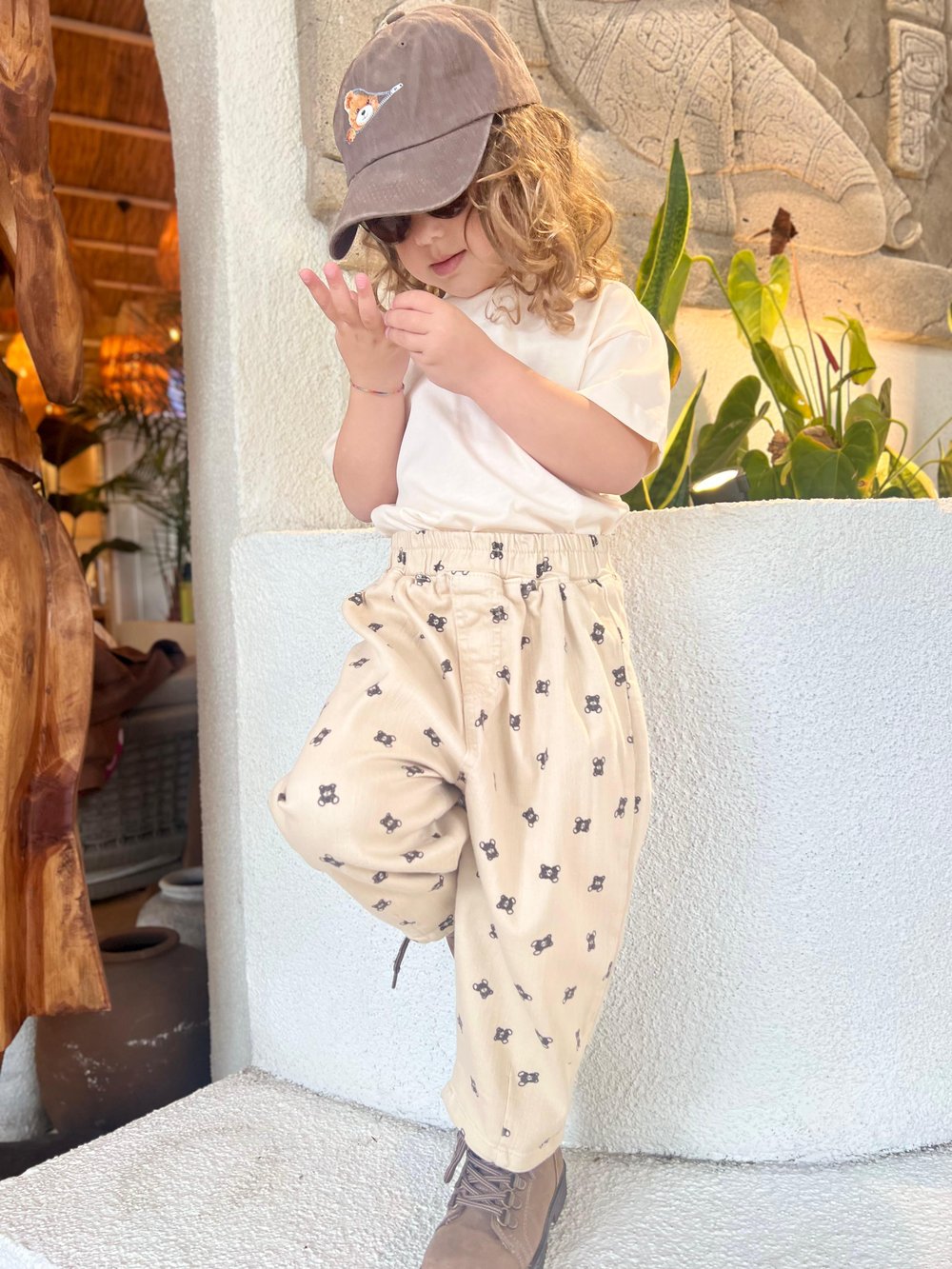 Bear Bej Baloon Jeans 