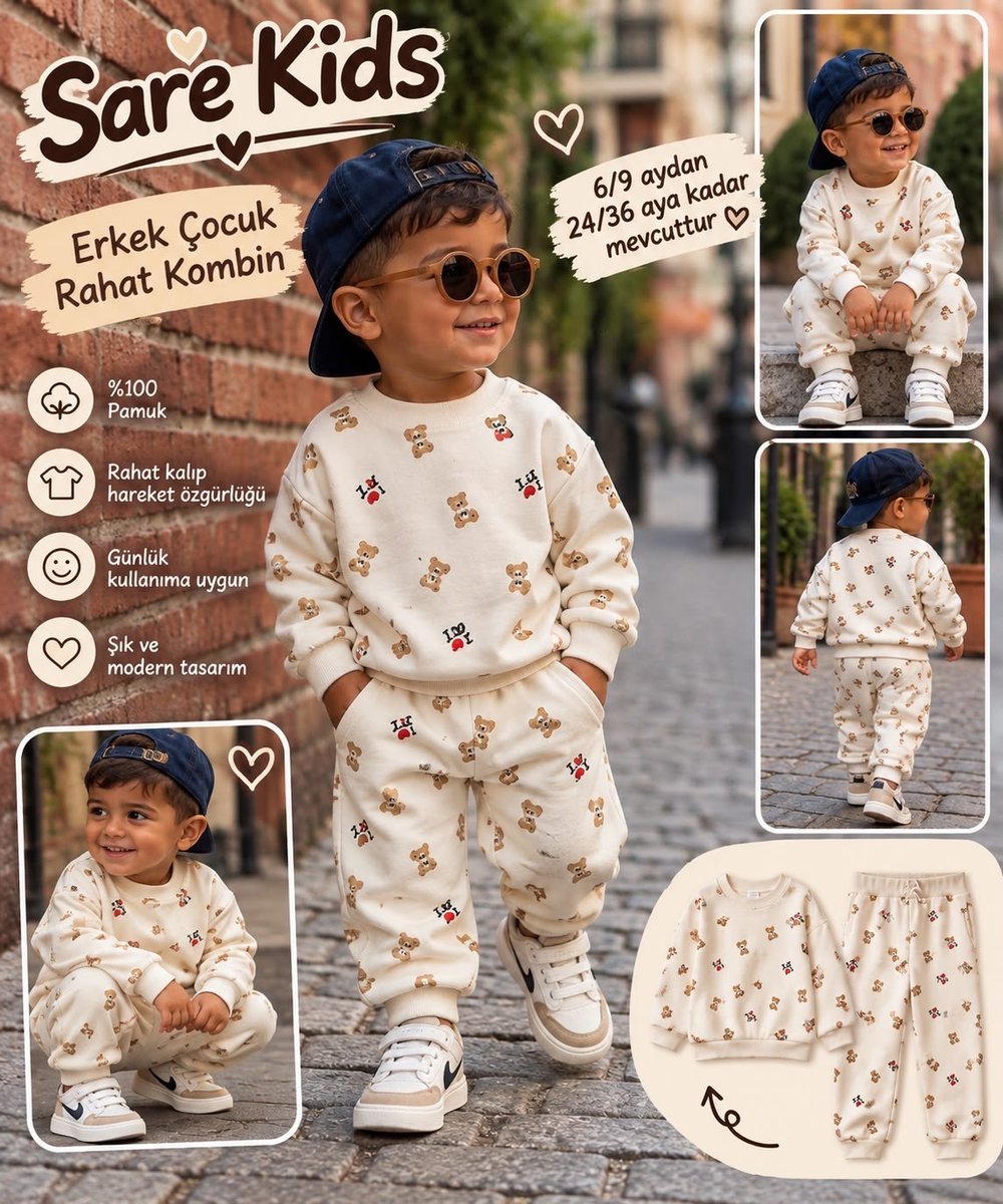 Bebek Takım Orjinal Marka 