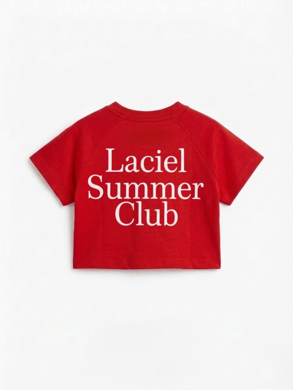 Laciel Paris Summer Clup Crop Kırmızı