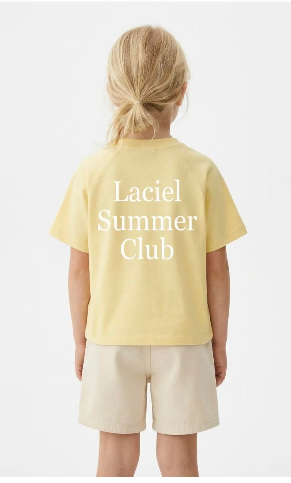 Laciel Paris Summer Clup Crop Sarı