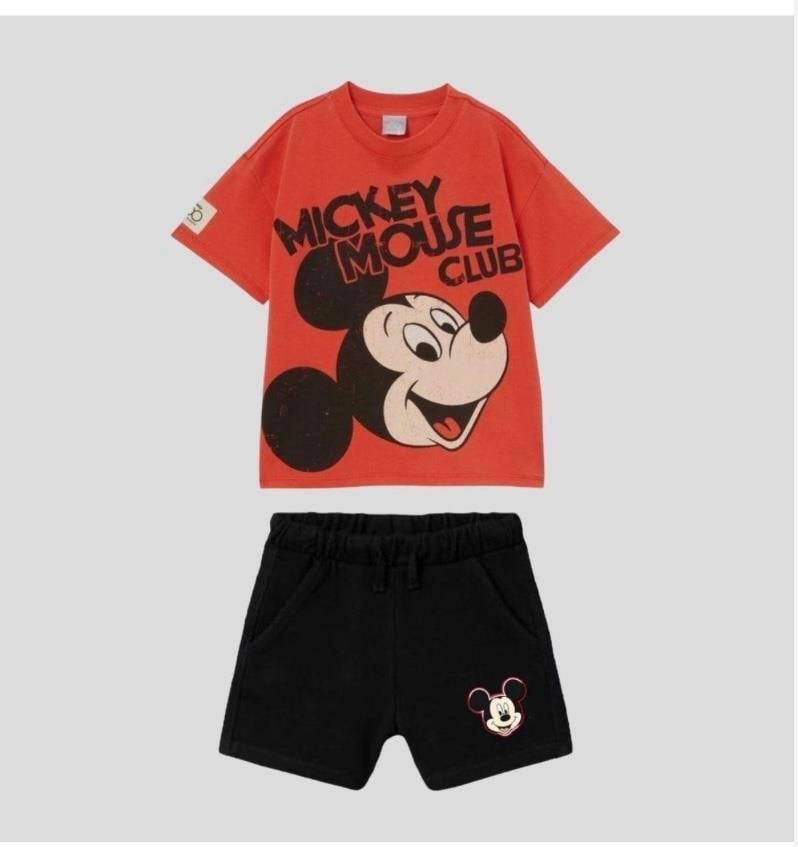 Mickey Mouse Şortlu Takım