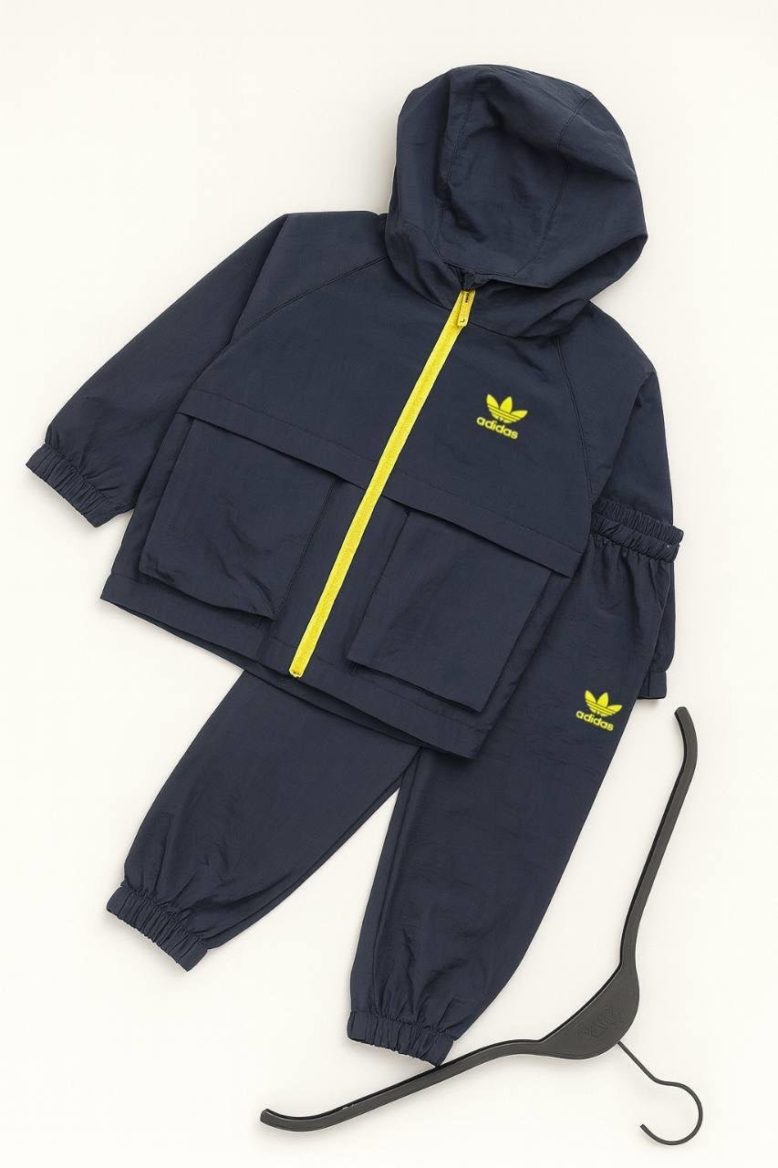 Unisex Su Geçirmez Astarlı Pantolon Yağmurluk Takım Lacivert Renk 