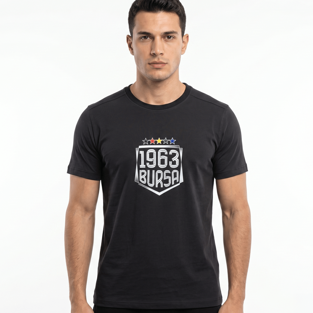 T-SHIRT 1963 BURSA SİYAH 2026