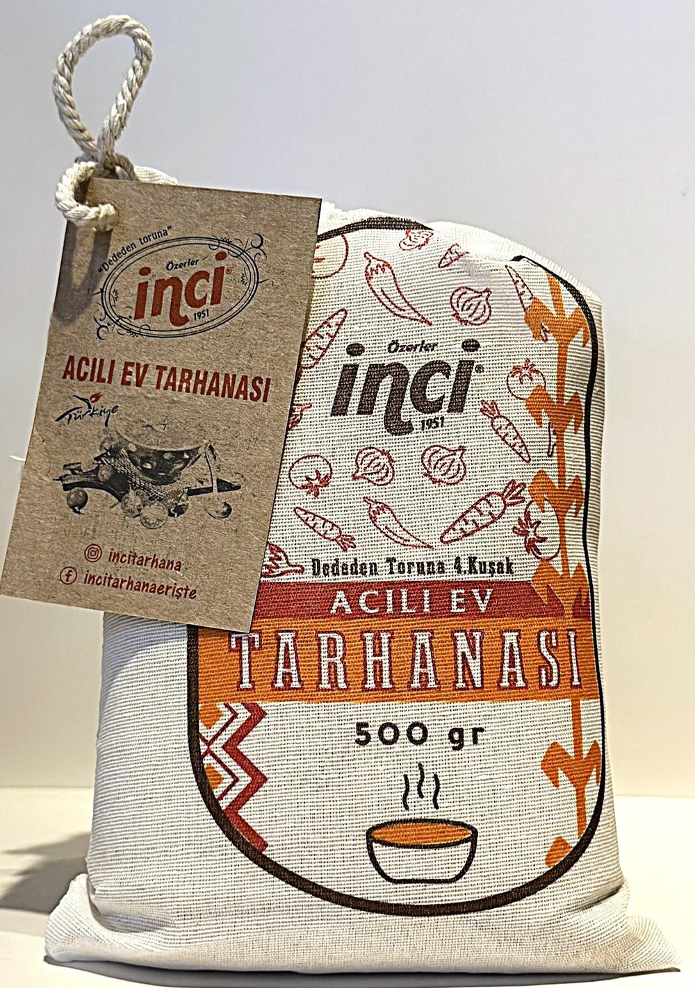 Özerler İnci Acılı Tarhana 500 gr