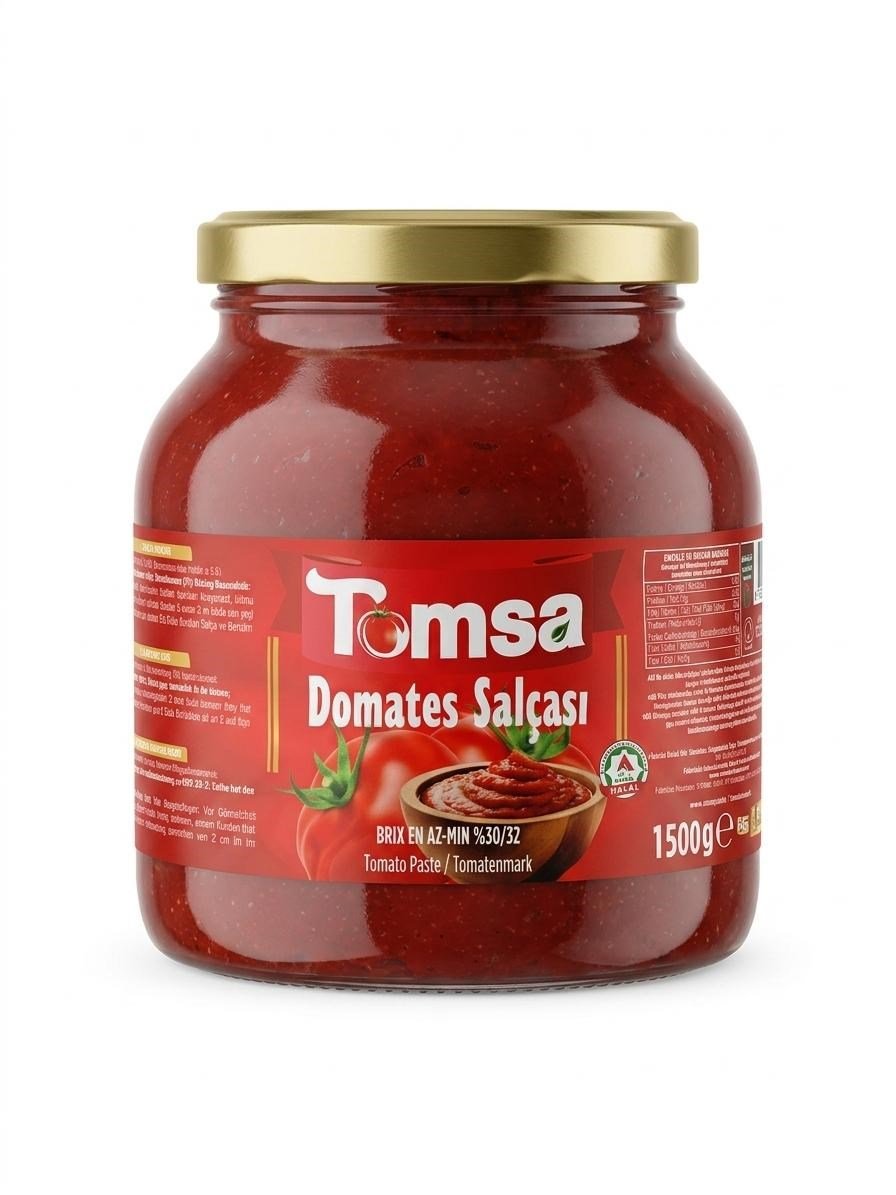 Tomsa Ev Tipi Domates Salçası 1500 Gr