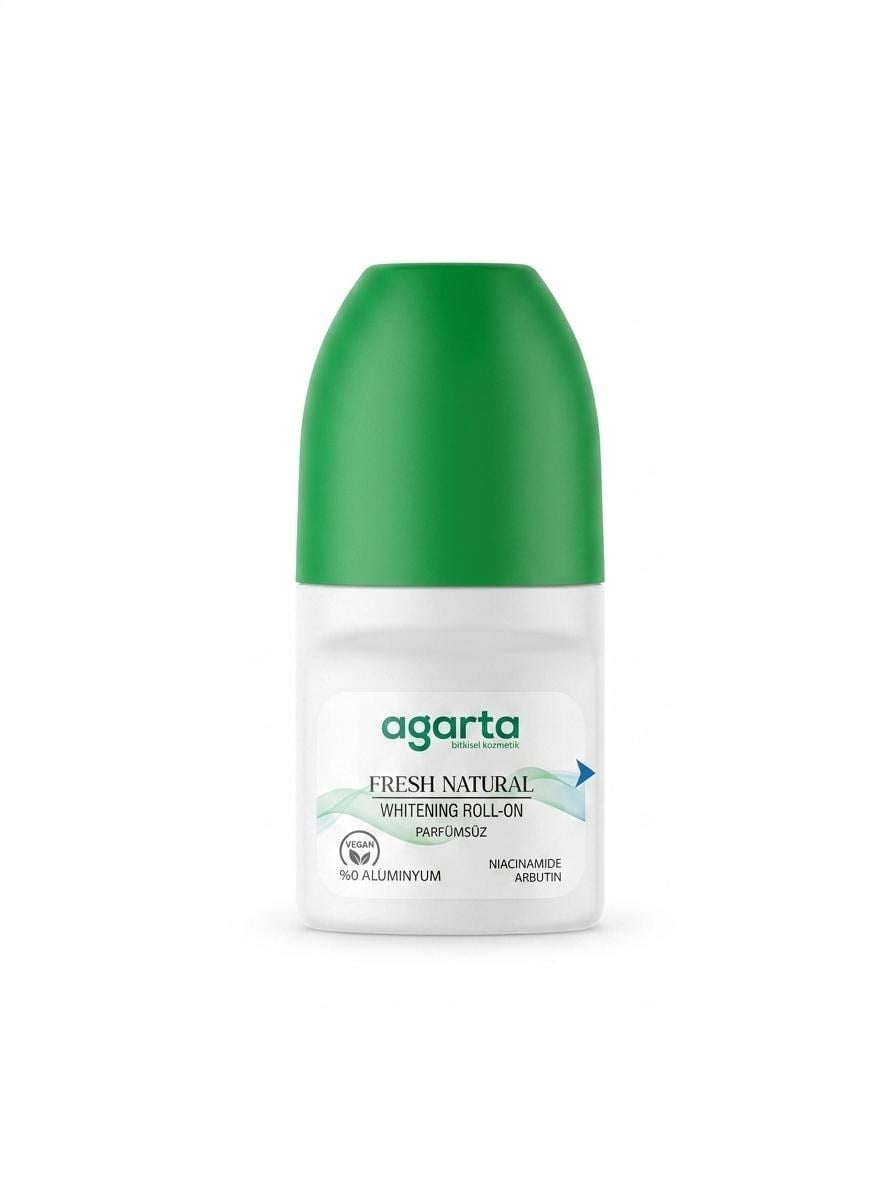 Agarta Ter Önleyici 24 Saat Etkili Parfümsüz Natural Roll-On 50 Ml