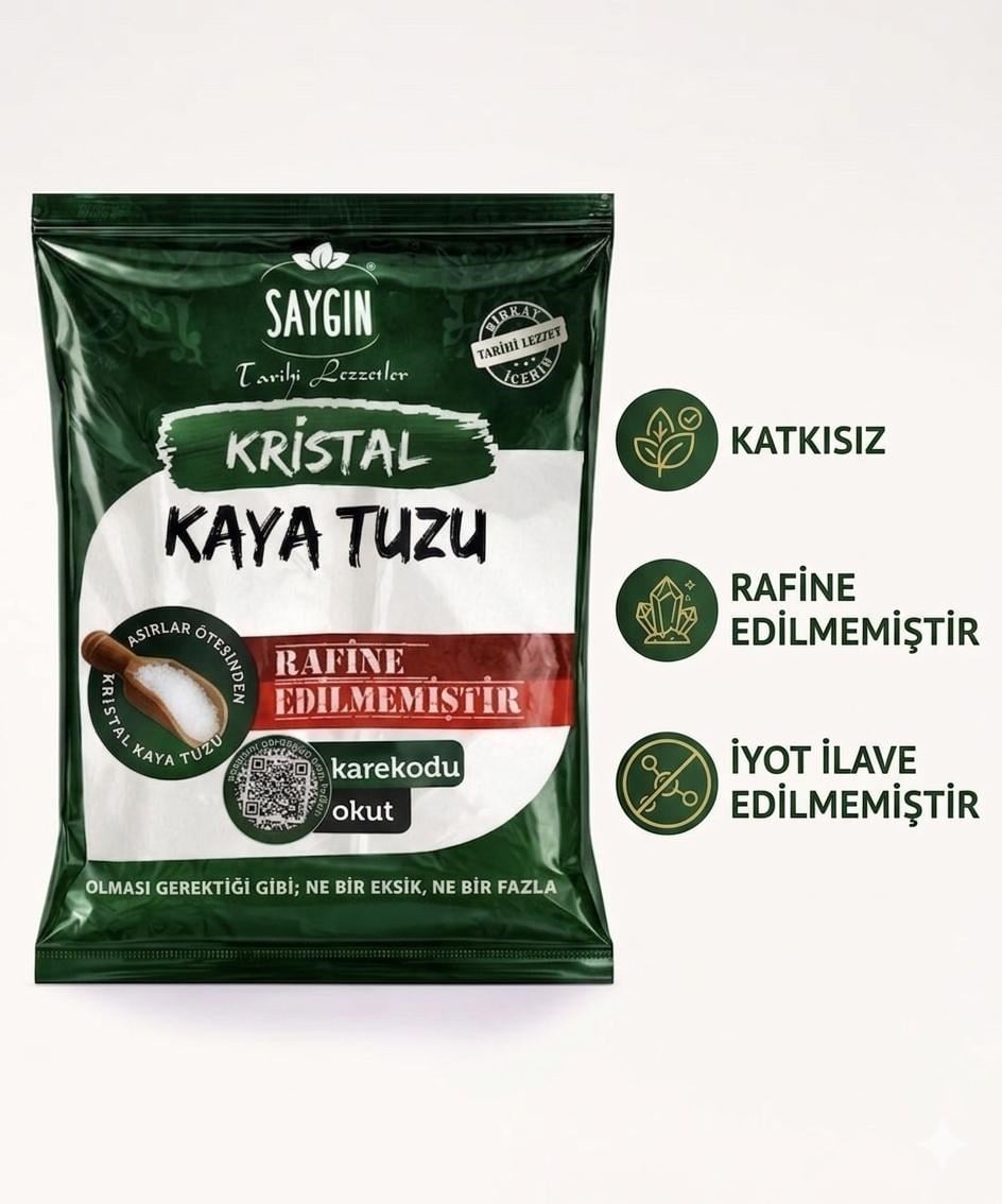 Saygın Kaya Tuzu Sofralık 500 Gr