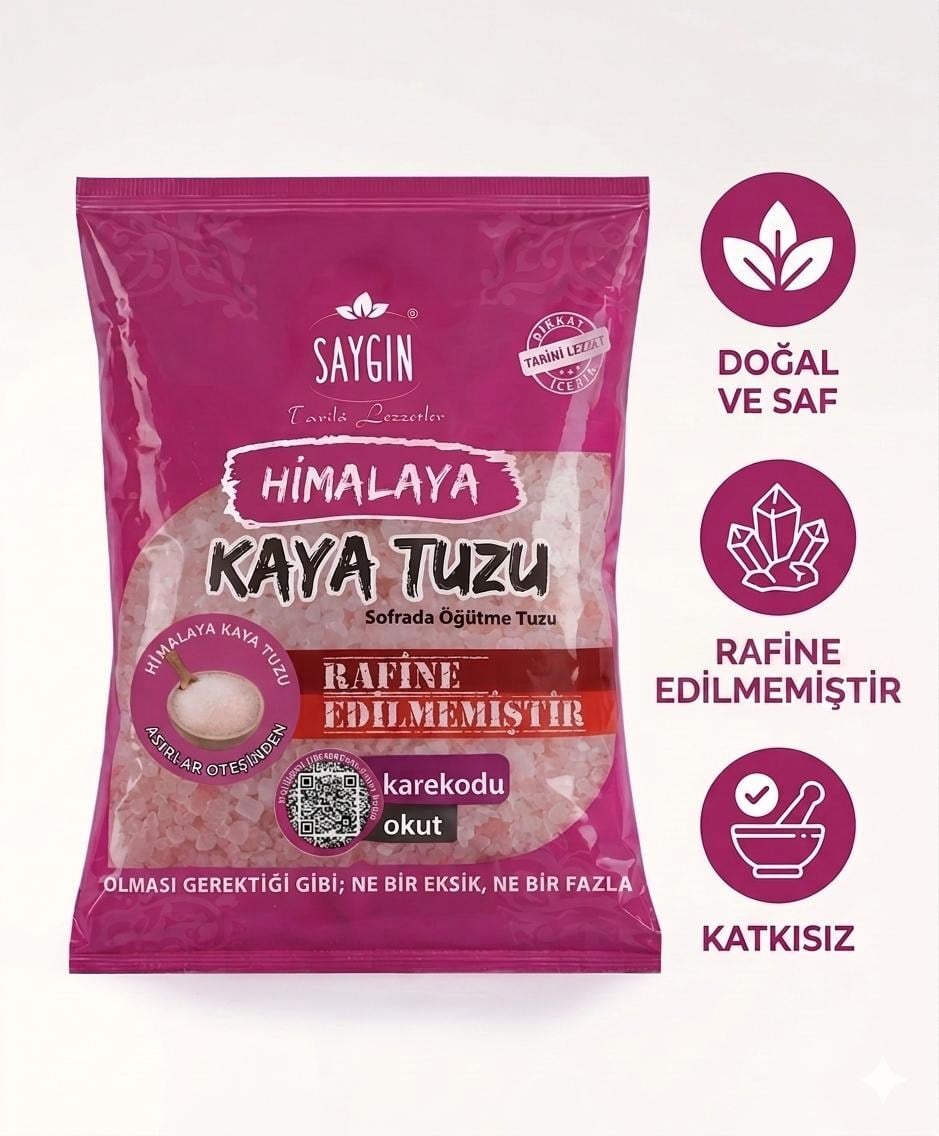 Saygın Himalaya Tuzu Öğütme 500 Gr