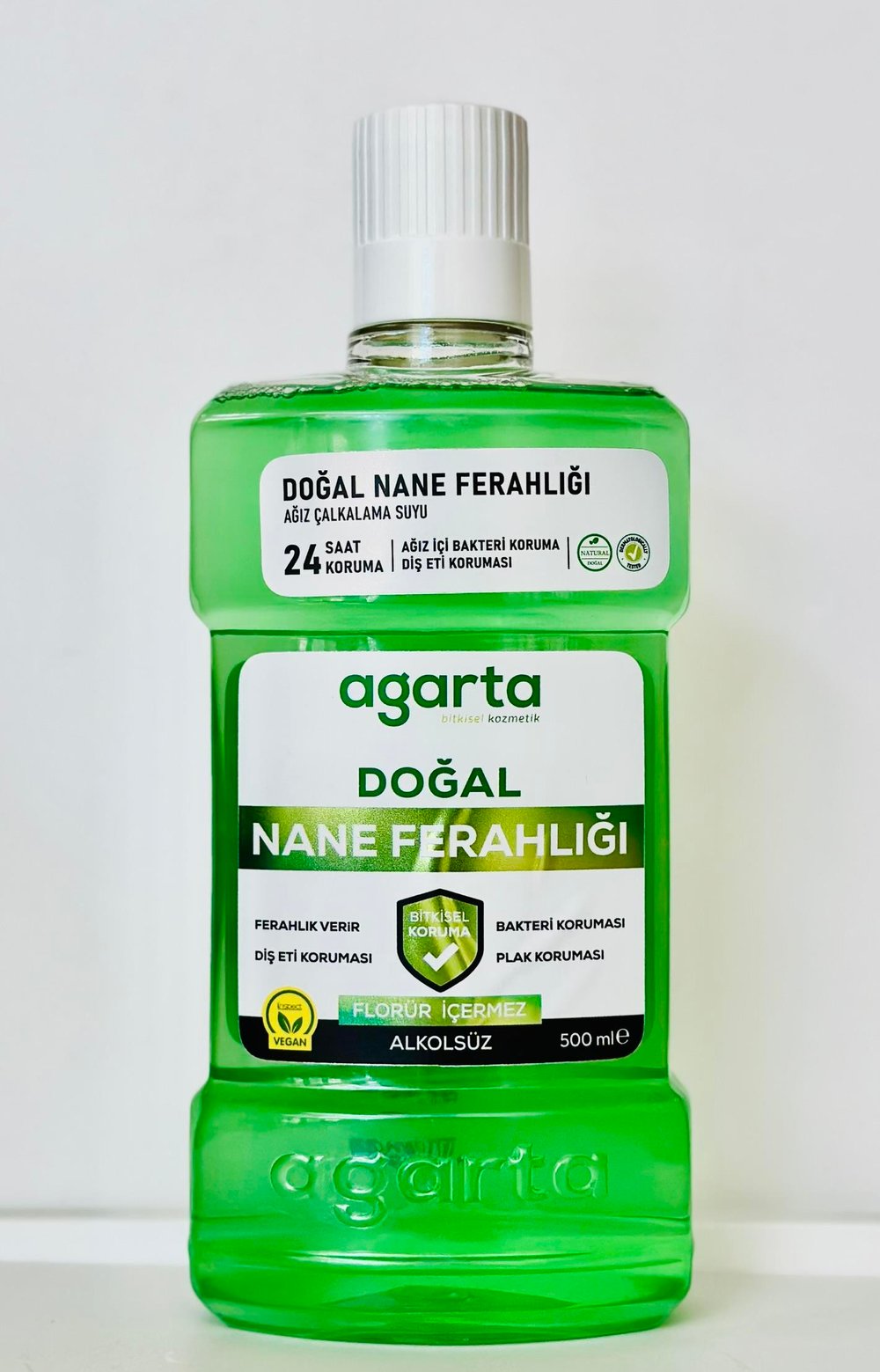 Agarta Ağız Bakım Suyu Ferah Nefes Alkolsüz 500 Ml
