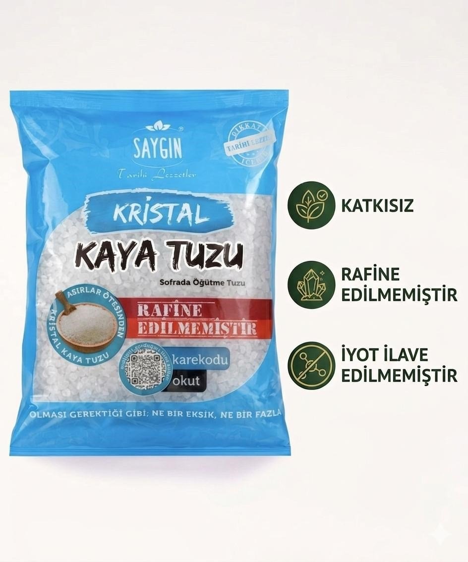 Saygın Kaya Tuzu Öğütme 500 Gr