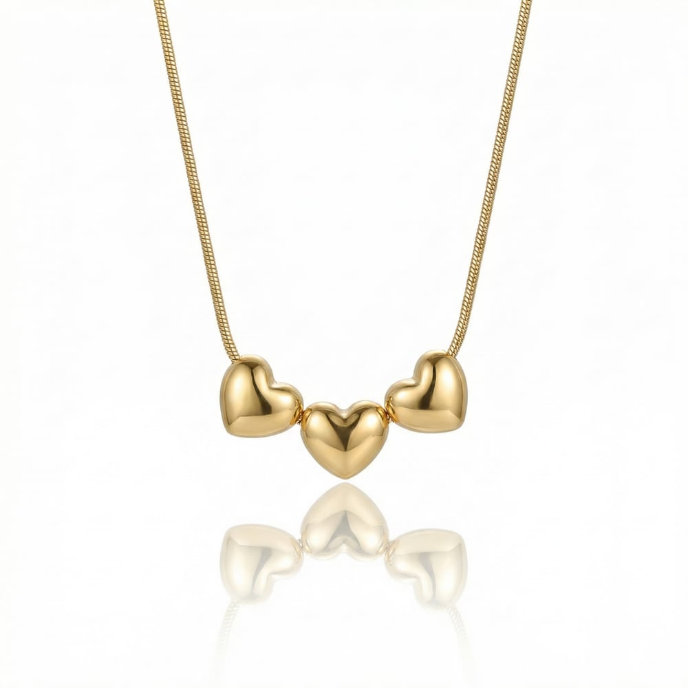 Lunette Gold Çelik Kolye