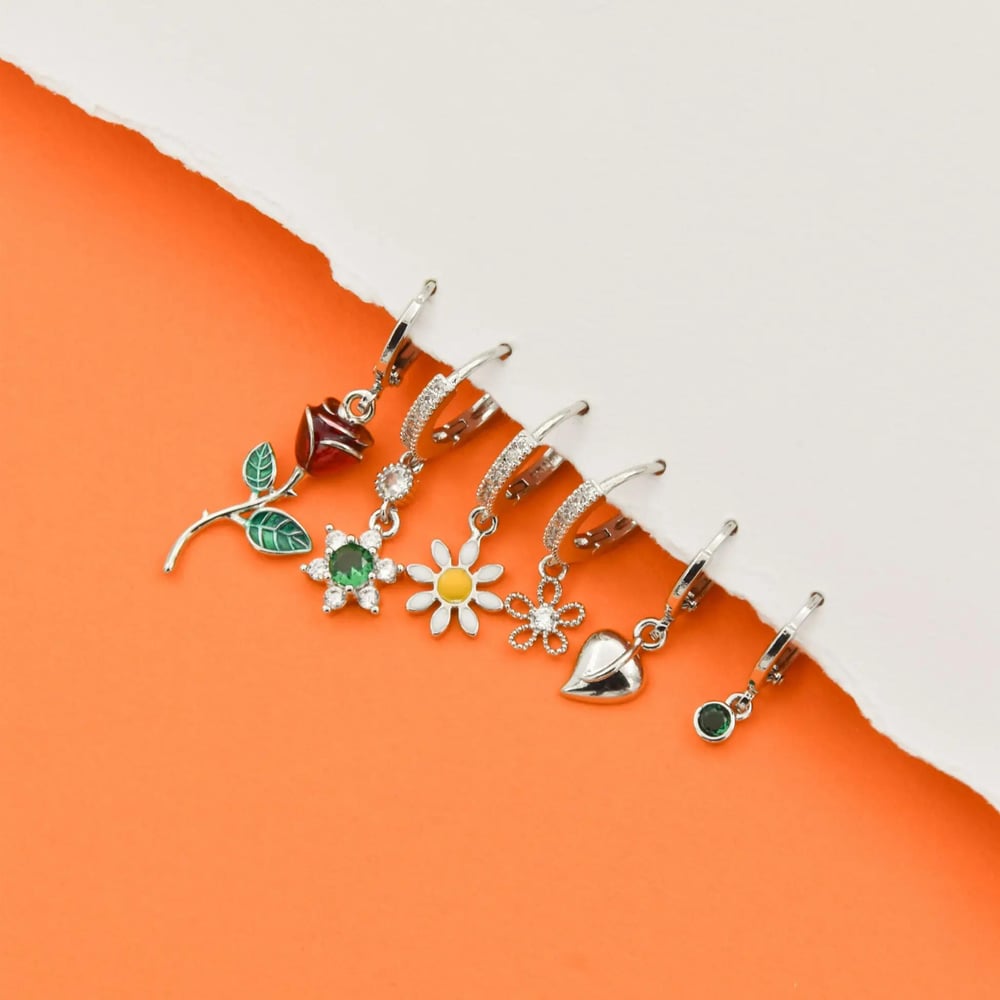 Rose Set Küpe
