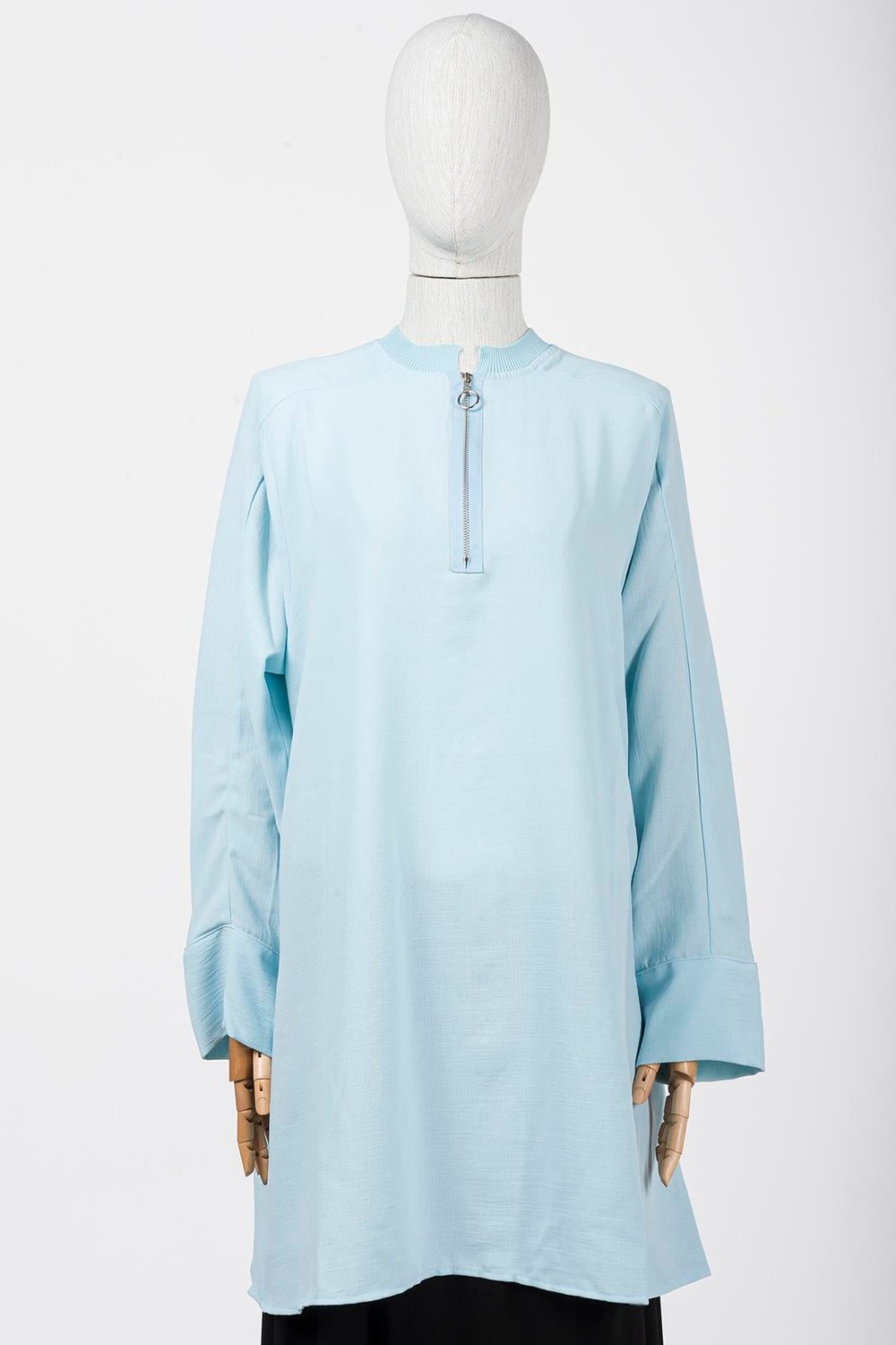 Fermuarlı Tunik MAVİ