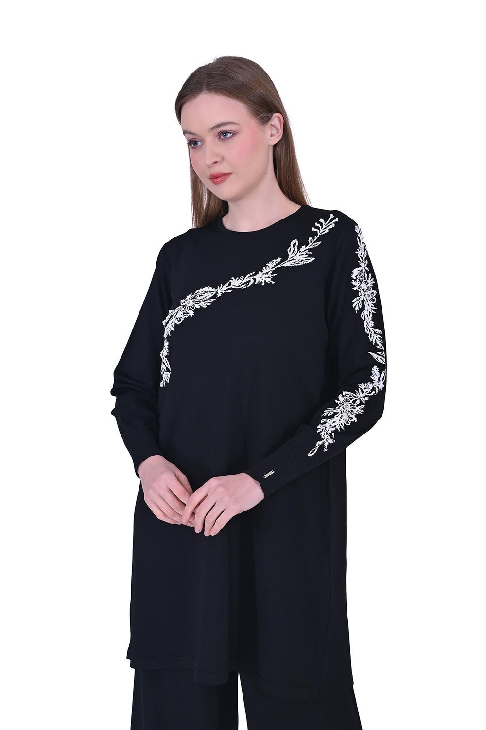 Güldalı Triko Tunik SİYAH