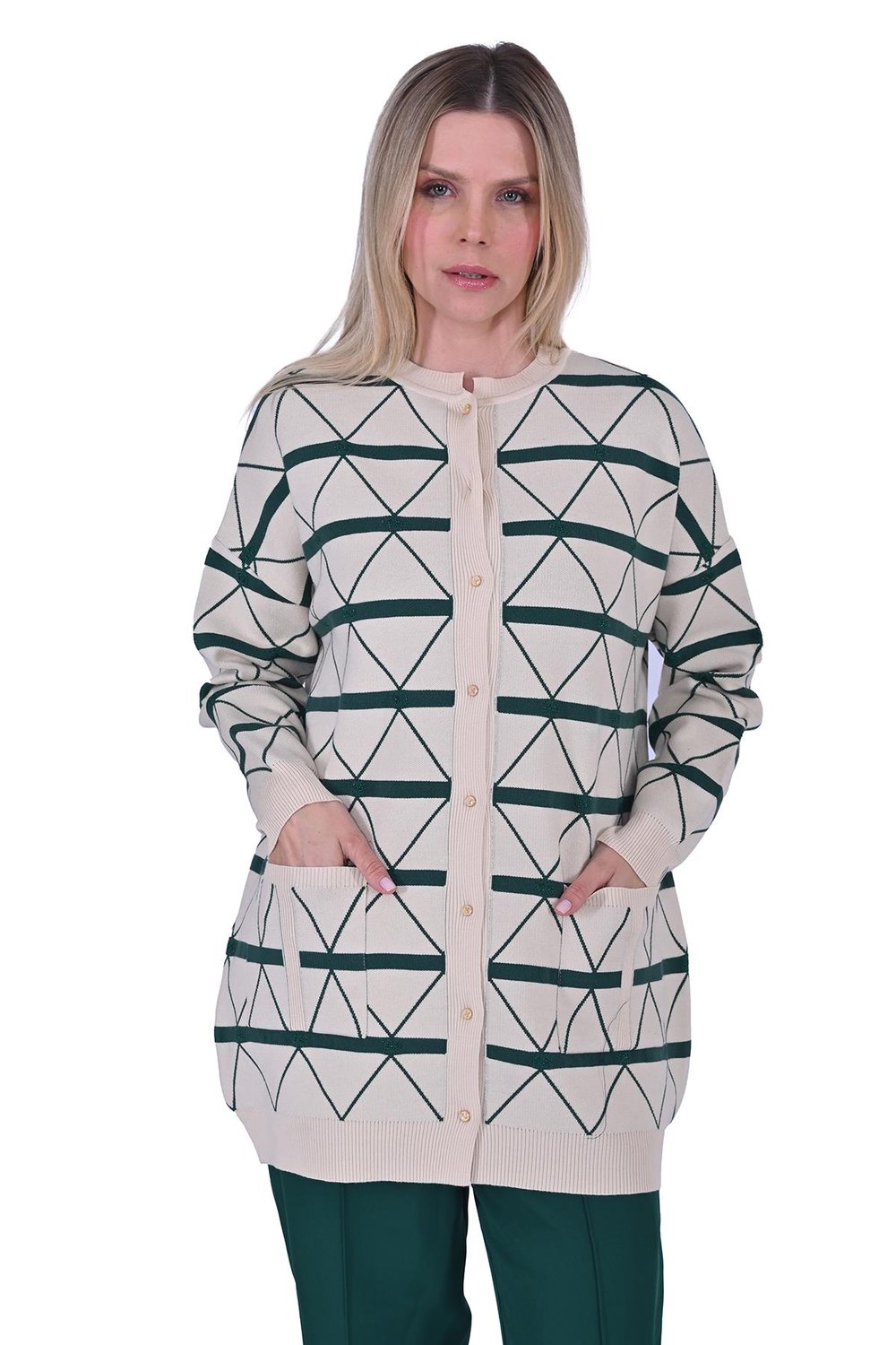 Kristal Triko Hırka VANİLYA