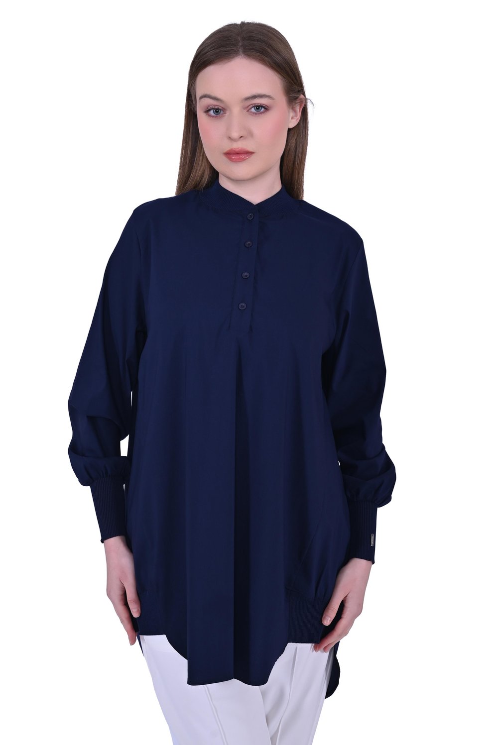 Patlı Tunik LACİVERT