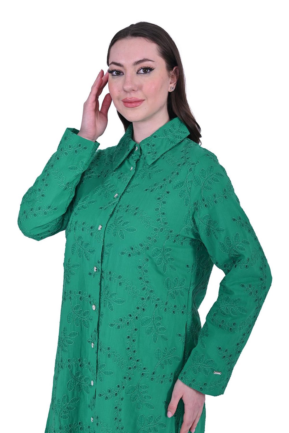 Poplin Uzun Gömlek Kap BENETTON