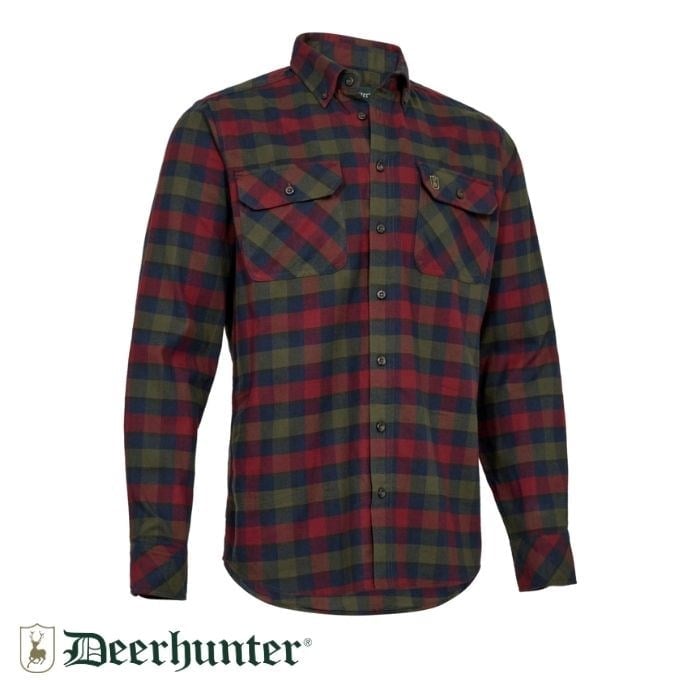 DEERHUNTER Cooper Kırmızı Kareli Gömlek 41/42