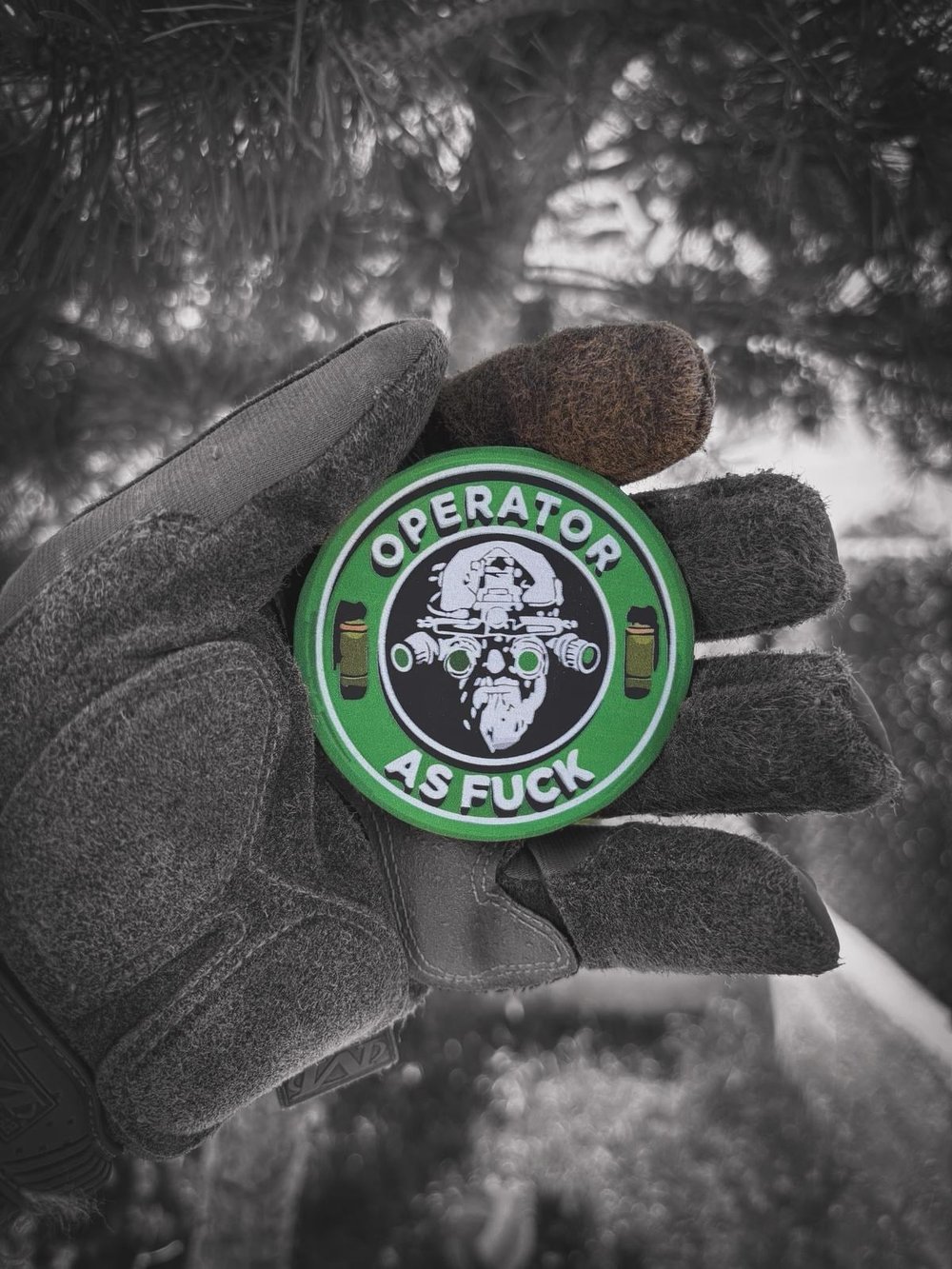 Operator As Fck Patch/Peç/Arma (7cm)