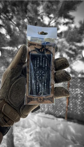 Vegvisir Araç Ayna Süsü (10 x 5cm)