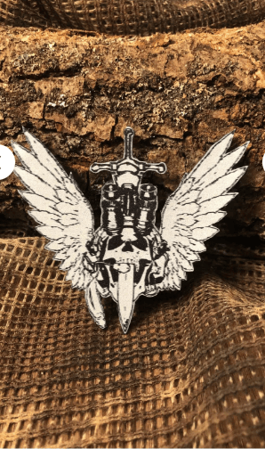 War Wings Patch/Peç/Arma (8 x 7,3cm)