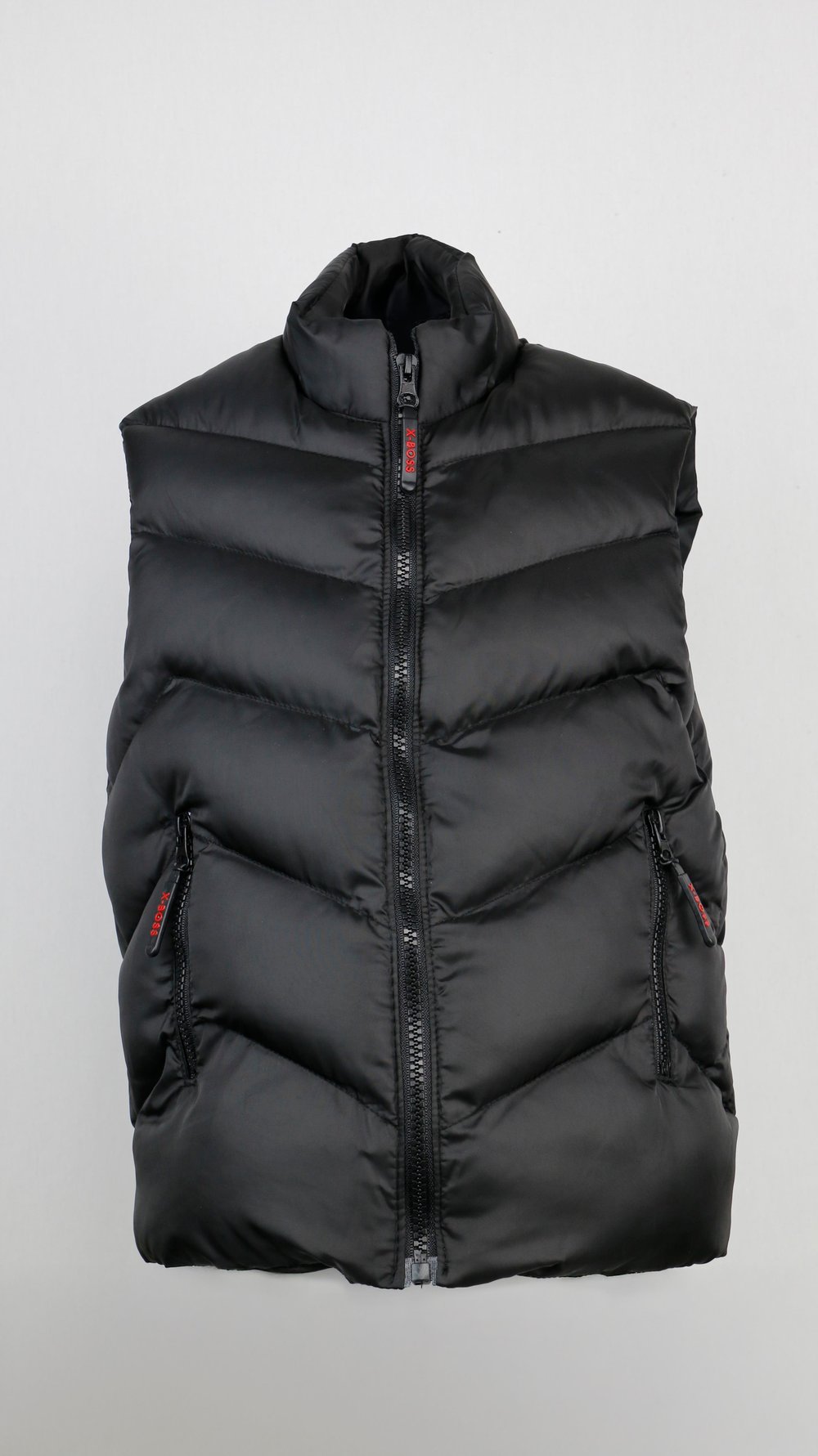 Siyah Unisex Çocuk Düz Dik Yaka Regular Şişme Yelek