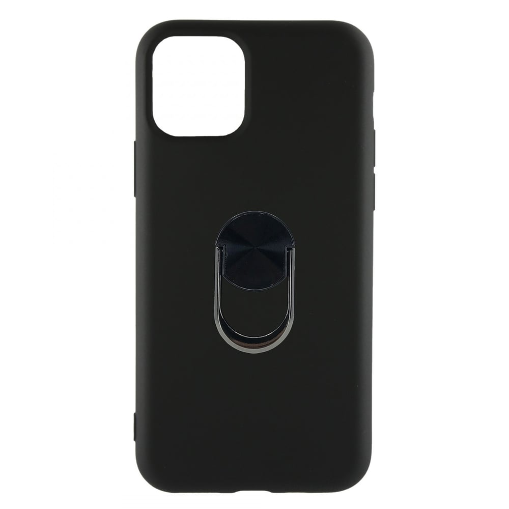 Nettech Apple iPhone 11 Pro Max Uyumlu Leather Ring Nano Arka Koruma Kılıf NT-82851