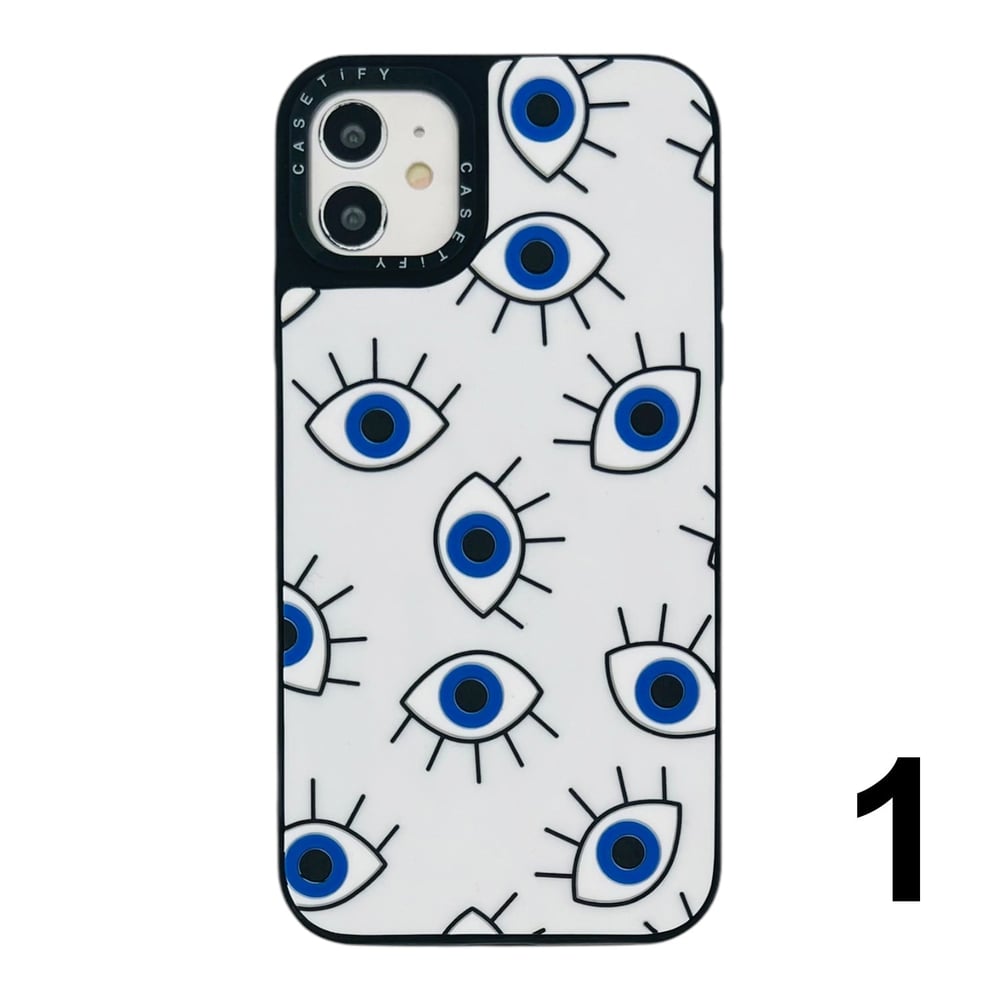 Nettech Apple iPhone 11 Uyumlu Casetify Kabartmalı Arka Koruma Kılıf NT-105236