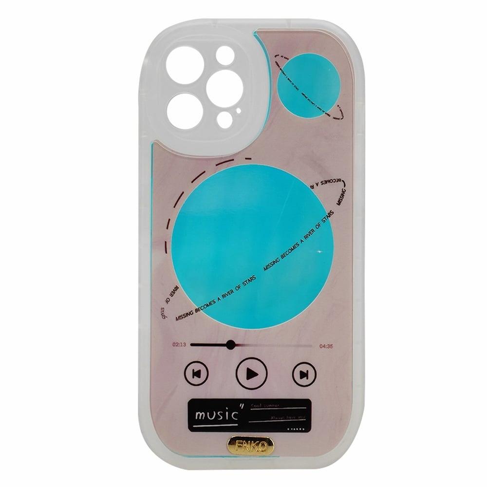 Nettech Apple iPhone 12 Pro Max Uyumlu Şeffaf Desenli Arka Koruma Kılıf NT-97024